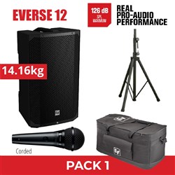 Electro-Voice Everse 12Battery Powered Loudspeaker Package