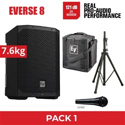 Electro-Voice Everse 8 Battery Powered Loudspeaker Package