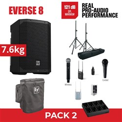 Electro-Voice Everse 8 Battery Powered School Assembly Pack
