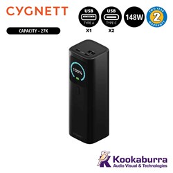 CYGNETT 148W Power Bank 27K with Case