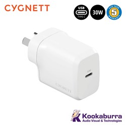 CYGNETT 30W GaN USB-C Wall Charger