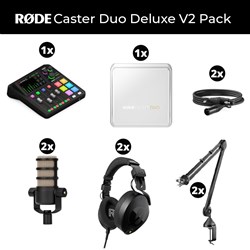RODECaster Duo Deluxe V2 Package