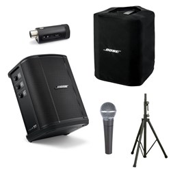 Bose S1 Pro+ Portable PA Shure Wireless Mic Bluetooth