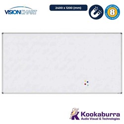 Visionchart Magnetic Whiteboard 2400 X 1200mm