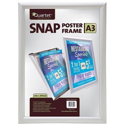 Quartet Display Board Snap Frame A3 25mm
