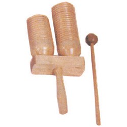 Mano Percussion Agogo Tone Block with Beater