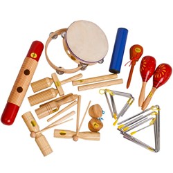 Mano Percussion 17 Piece Percussion Set