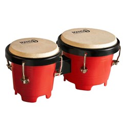 Mano Percussion Mini Bongos Red