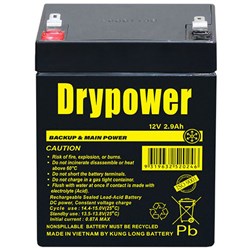 Mipro MA101 & MA705 Battery 12V 2.7ah