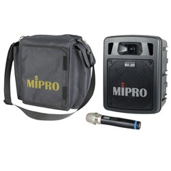 Mipro MA300Portable PA with Mic + Cover