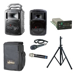 Mipro MA708 Portable PA with Wireless Mic CD/MP3/USB