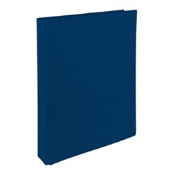 binder a4 2d ring pvc 25mm blue
