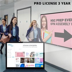 CommBox Signage Licence Pro per screen - 3 years