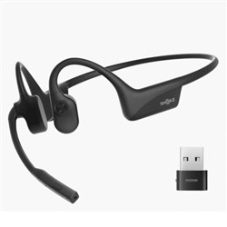 SHOKZ OpenComm 2 UC Stereo BT Headset w Adapter USB-A