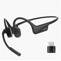 SHOKZ OpenComm 2 UC Stereo BT Headset w Adapter USB-C