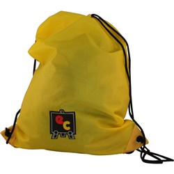 Multi-purpose Nylon Bag with Draw String Yellow