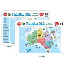 Practise Mat - Map of Australia