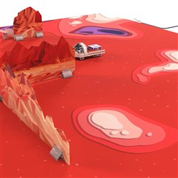 Ozobot Challenge Mat: Mission to Mars