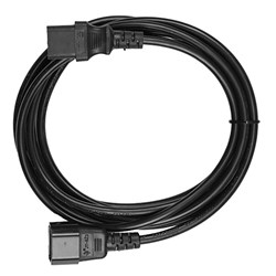 3m Male IEC to Female IEC extension lead