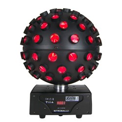 Spherical rotating effect light 5 x 15W RGBWAUV LED