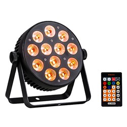 Lite Series LED Flat Par with 12 x 12W RGBWAU LEDs