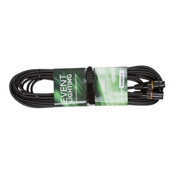 10m XLR 3 pin male to female - Orange Ring