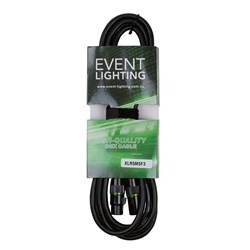 3m XLR 5 pin male to female- Yellow Ring