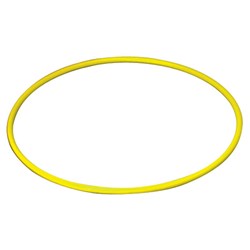 HART Hula Hoop Solid 50cm Yellow