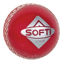 HART Cricket Ball Softi PVC 156g Red Senior
