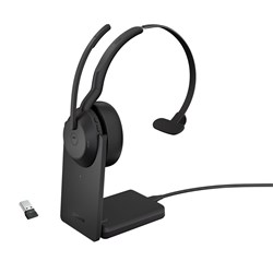 Jabra Evolve2 55 MS Mono Link 380a Headset + Stand