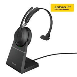 Jabra Wireless Evolve 65 UC Mono BT Headset + stand TE