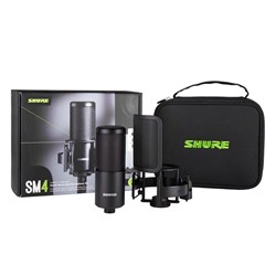 Shure SM4 Dual Diapgram Conenser Mic w/ Mount & Case