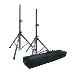 Electro-Voice Speaker Stands 2x Tripod Stands + Carry Case