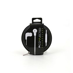 MCONNECTED Soundscape Earphones in Zip Case White