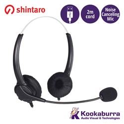 Shintaro Stereo USB Headset with Noise Cancelling Mic