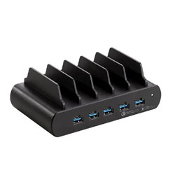 Shintaro Multi Port Charger with Bays 150W  5 port USB A&C