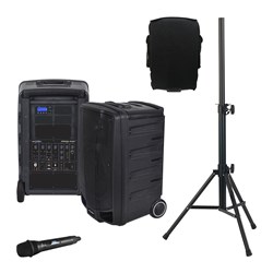 HELIX-2510 PA Bluetooth/SD/USB +Wireless Mic + Stand + Cover