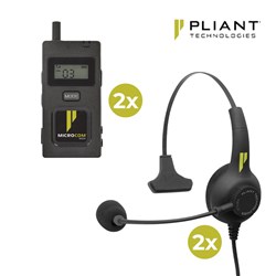 MicroCom M Pack 1 2 x Beltpack 2 x Mono Headset