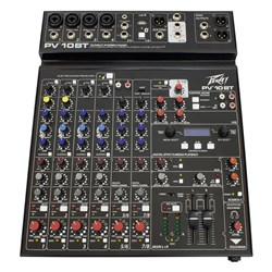 Peavey Compact Mixer 4 Line Inputs, 2 Stereo inputs w BT