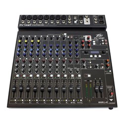 Peavey Compact Mixer 8 Line inputs, 2 Stereo inputs w BT