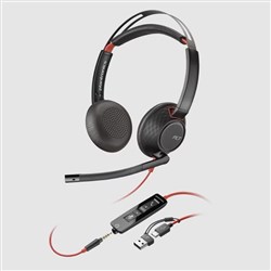 HP Poly Blackwire C5220 UC Stereo USB-C Corded Headset