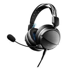Audio Technica Wired Closed Gaming Headset - Black