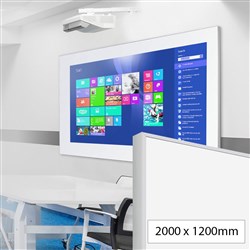 VisionChart LX8 Projection Whiteboard 2000 x 1200mm