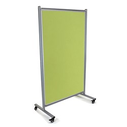 Visionchart Modulo Mobile Pinboard 1800 x 1000mm - Lime