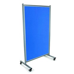 Visionchart Modulo Mobile Pinboard 1800 x 1000mm - Blue