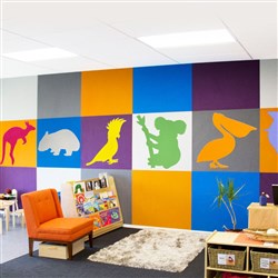 Visionchart Acoustic Pinnable Tiles Australian Animals
