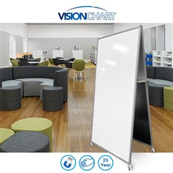 Visionchart Alpha AD1 Mobile Whiteboard 1800 x 900mm