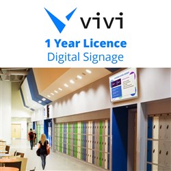Vivi Pro Screen Share, Digital Signage & Alerts Licence - 1YR