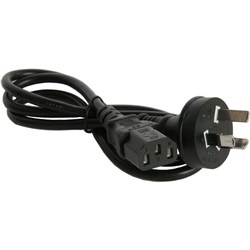 AC Power Lead IEC 1.8m Black