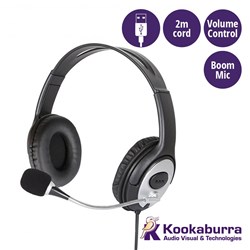 USB Multimedia Headset with Mic